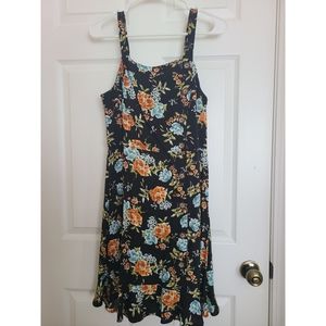 Floral Dress with Buttons